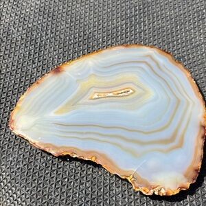 Blue and Gold Agate Slice